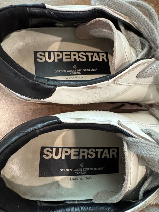 Golden Goose Womens White Leather SuperStar Sneakers - SIZE 37 - Picture 2 of 8